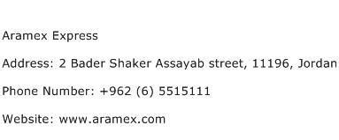 Package tracking > phone number > s.f. Aramex Express Address, Contact Number of Aramex Express