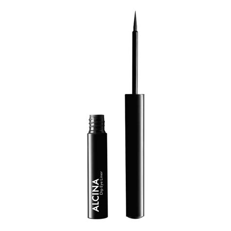 Makeup revolution amazing tekuté linky na oči odtieň ultra black 3 ml. Intenzivní linky na oči - Dip Eye Liner Black - Alcina | A ...