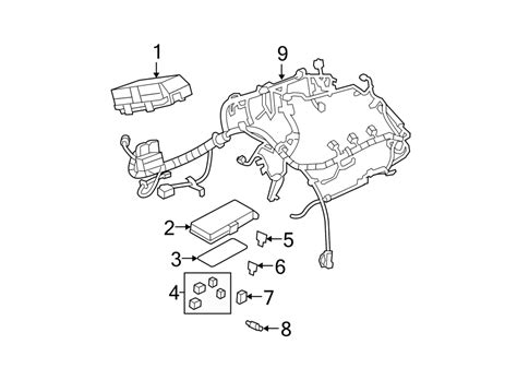 Fuse panel layout diagram parts: Chevrolet Malibu Engine Wiring Harness. UNDER HOOD, 3.6 liter, 2nd design - 25887682 | GM Parts ...