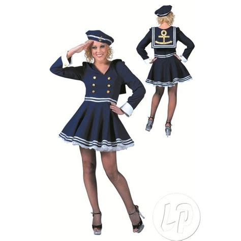 Déguisement femme marine nationale, ce costume est composé d'une jupe courte évasée, galon blanc sur le bas de la jupe. deguisement femme marin taille 44/46 - Achat / Vente ...