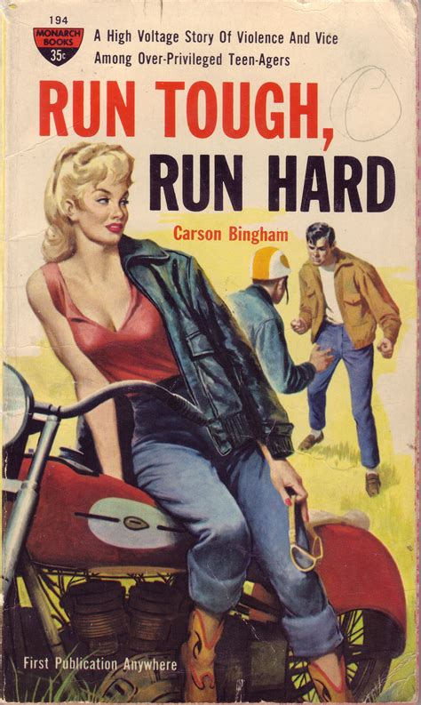 Discover more references at our: RUN TOUGH, RUN HARD // pulp art vintage cover paperback ...