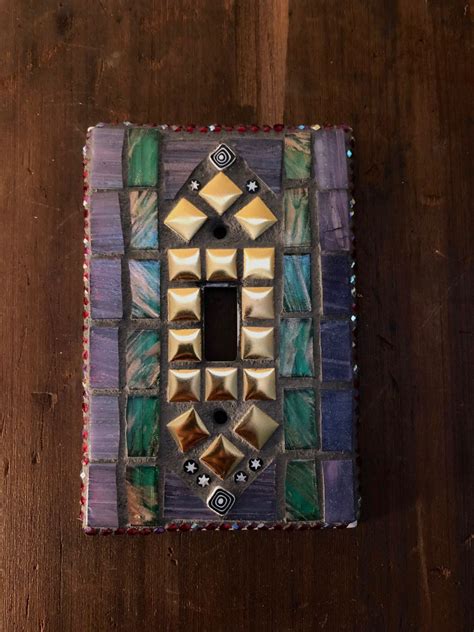 Get set for light switch cover at argos. mosaic-tile-light-switch-covers | Iridescent tile, Light ...