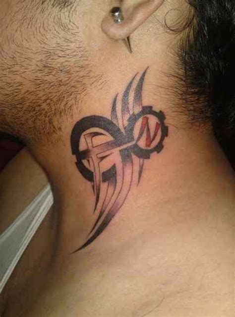 While the bicep is a highly typical spot, the neck offers more challenging surfaces and more bold. kyxvo: Small Tribal Neck Tattoos For Men