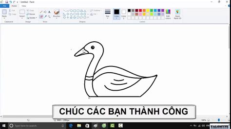 Một con vịt, trống cơm, nhạc thiếu nhi remix. Vẽ con vịt bằng Paint - YouTube