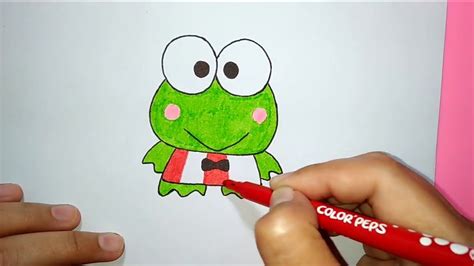 Design an adventure at doughnut pond featuring keroppi with his family and friends. Sanrio Keroppi - How to Draw and Coloring for Kids - YouTube