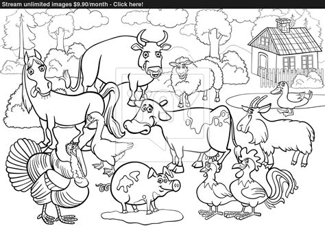 Farms and farm animals are an enduring theme with children, and we've got a great collection of farm colouring pages of all sorts, to appeal to all age groups up from the very youngest children. Stream Coloring Page at GetDrawings | Free download