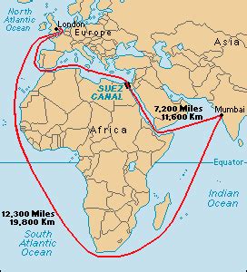 Suez was the result of a 1997 merger between the compagnie de suez and lyonnaise des eaux. Learn World Map: Suez Canal - A shortcut for Britishers to ...