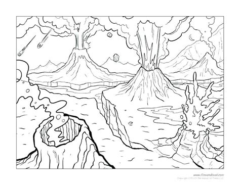 In reality, a lot of people live near volcanoes. Volcano Eruption Coloring Pages at GetColorings.com | Free ...