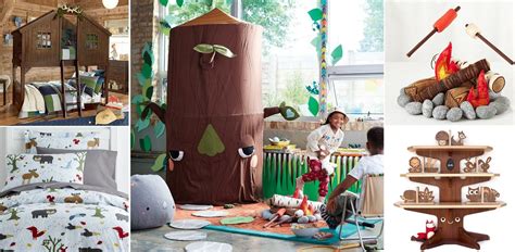 Go wild with bed sheets, pillows, furniture, walls and accessories. Kids Woodland Bedroom | Camping Theme Bedroom | Woodland ...