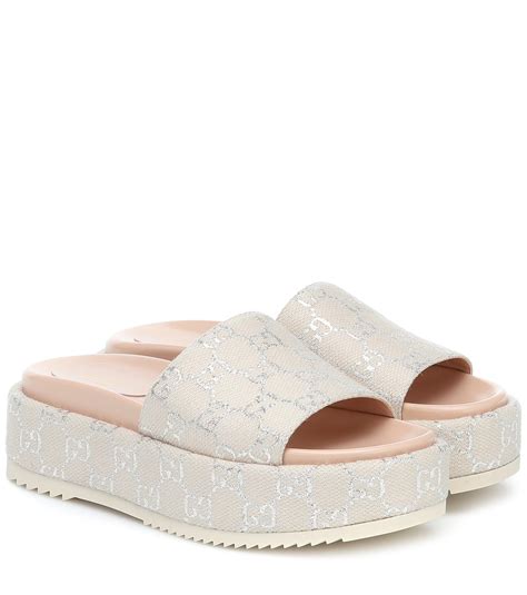 We did not find results for: Gucci GG Jacquard Platform Slides in Beige (Natural) - Lyst