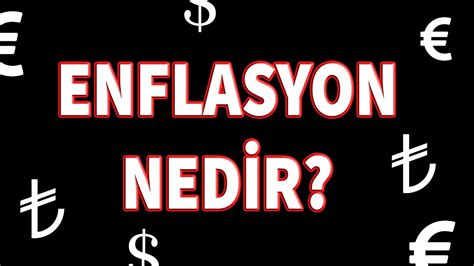 Her enflasyon beraberinde fiyat artışı getirir. ENFLASYON NEDİR? (Enflasyon Ne Demek) - YouTube