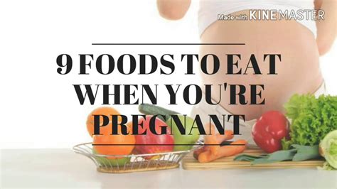 Depression has a sneaky way of creeping into all aspects of your life, and making you not care about any of them. 9 Foods To Eat When You're Pregnant - YouTube