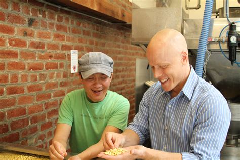 Chef nathan lyon grew up crabbing and fishing with his grandfather in the chesapeake bay. Chef Nathan Lyon learning how to make tofu at Hodo Soy ...
