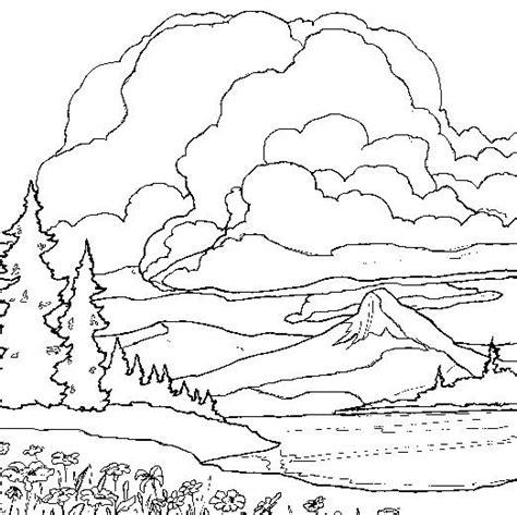 Touch device users can explore by touch or with swipe gestures. Detailed Landscape Coloring Pages For Adults - Part 2