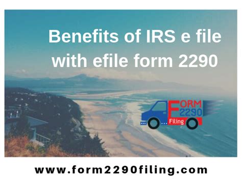 Visit pay your taxes by debit or credit card for more information on card payments. Benefits of IRS e file with efile form 2290 | Irs forms, Irs, Efile