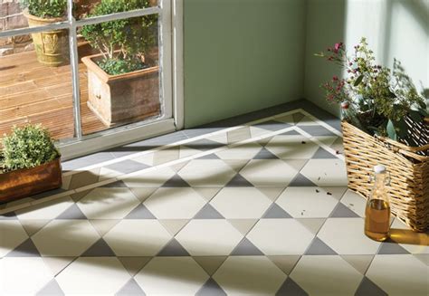 The traditional black and white victorian kitchen tiles (floor) is the perfect complement to elegant kitchen suites and most of the patterns here have been recreated from original victorian kitchen floor catalogues! Victorian Floor Tiles - Hexham Pattern