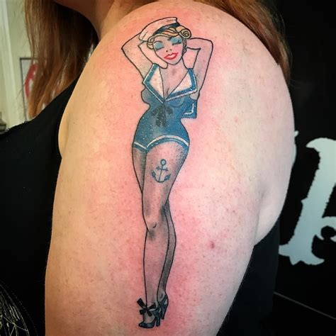 Maybe you would like to learn more about one of these? 90+ Best PinUp Tattoo Girl Designs & Meanings - (Add Style ...