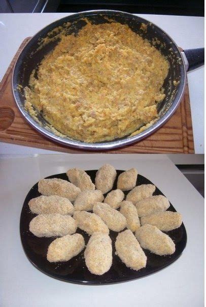 Pastel de soja texturizada y patata con calabaza, lasaña de soja texturizada y espinacas, hamburguesa vegana de soja texturizada CROQUETAS DE SOJA TEXTURIZADA | Comida vegetariana ...