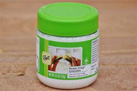 There are no instructions with my 5.5 oz jar i just bought. Ball Pickle Crisp - Pickle Crisp Granules | Pressure ...