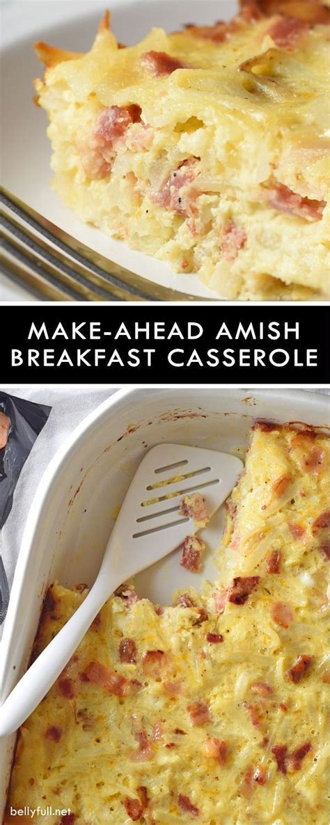 Sara byrd, dietetics graduate student, eastern illinois university. This hearty homestyle Make-Ahead Amish Breakfast Casserole ...