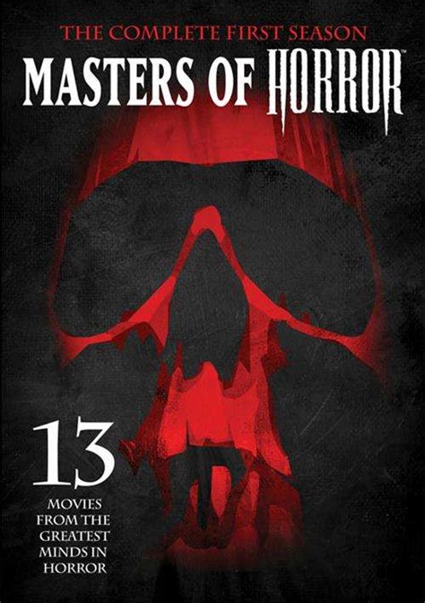 Anchor bay has amassed some of the greatest horror film writers and directors to bring to you the anthology series, masters of horror. Masters Of Horror: The Complete First Season (DVD) | DVD ...