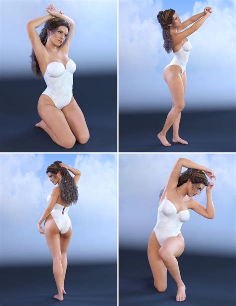 Goddess pose helps to strengthen ankles, knees, feet and the spine. Greek Goddess Poses for Olympia 7 | 3D Models and 3D ...