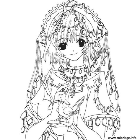 Des milliers de coloriages a imprimer gratuits et dessins à colorier en ligne. Coloriage Fille Manga 34 Dessin Manga à imprimer