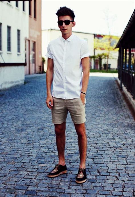 No matter where you're going, there is an all black outfit to suit any occasion. 50 Stylish Short Outfits For Men To Wear - Instaloverz