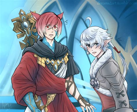 He and his younger twin sister, alisaie leveilleur, are the grandchildren of louisoix leveilleur. ffxiv shadowbringers on Tumblr