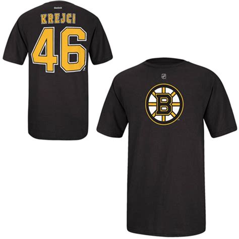 The boston bruins have enjoyed routine stretches of success in the nhl since their founding in 1924. David Krejci Boston Bruins Reebok Name and Number Player T ...