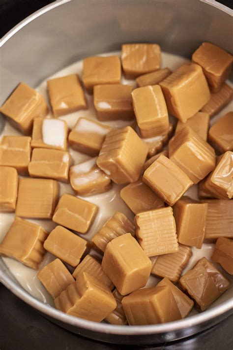 Candy turtles melt caramels and cream in double boiler. How To Make Turtles With Kraft Caramel Candy : Homemade ...