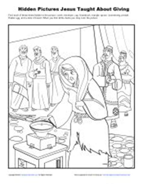 But keen readers will notice the profound principles in which the story instructs believers today. widow's mite coloring page | The Widow's Offering ...