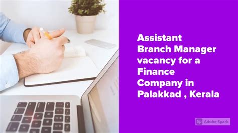 Finance assistant from construction (immediate start) england, london, city of london; Assistant Branch Manager Job Vacancy | Finance Job Vacancy ...