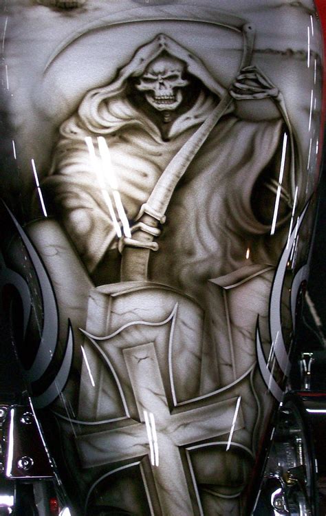 Motorcycle fuel tanks are such works of art. Motorcycle Gas Tank Art | blondy | Flickr