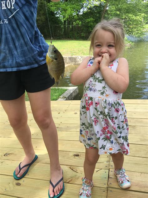 My daughter caught her first fish! : r/Fishing