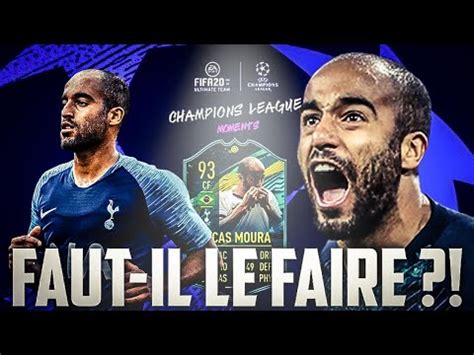 We're not your free advertising or here to pay your bills. FIFA 20 / FUT 20 : SBC {LUCAS MOURA} PLAYER MOMENTS JOUEUR ...