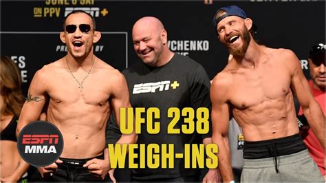 Miocic vs ngannou 2, featuring two championship fights on the. Best of UFC 238 Ceremonial Weigh-Ins | ESPN MMA - Extreme ...