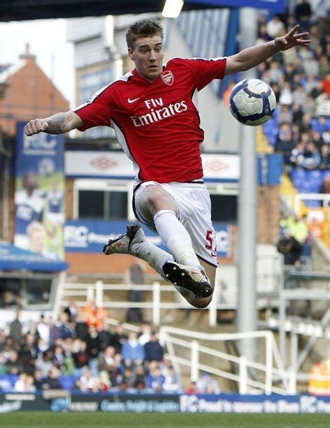 Bendtner hasn't been in the spotlight very much recently. Nicolas Bendtner of Arsenal in 2005. (With images ...