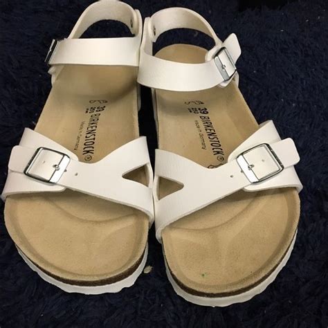 The company sells birkenstock, a german brand of sandals and other shoes notable for their contoured cork and rubber footbeds, which conform. Brand new white burkenstocks | Birkenstock shoes, Brand ...