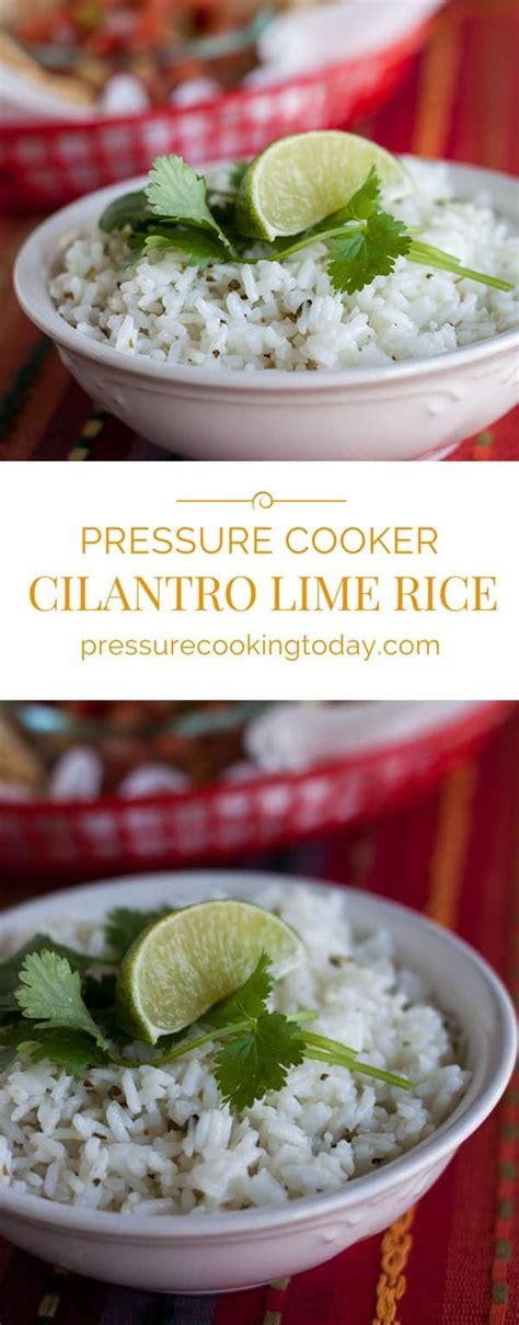 Cilantro lime rice made well is irresistible. Chipotle's Cilantro Lime Rice in the Pressure Cooker ...