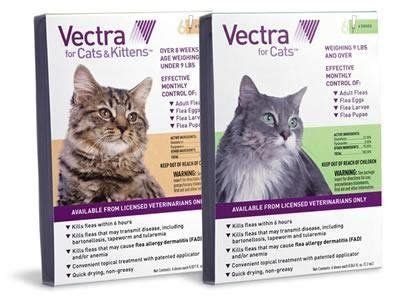 Killing any parasite that live on the skin. Summit Vetpharm Vectra for Cats 6 Month Supply Under 9lbs ...