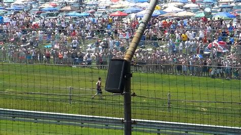 I going to win and beat turbo. Drunk Guy Outside the fence 2012 INDY 500 Turn 3 - YouTube