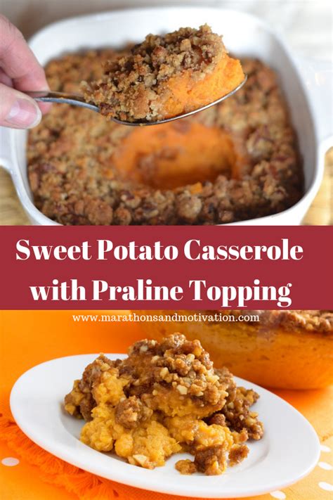Whether you are looking for a casserole for a family meal or a dish to take along to a potluck dinner, you're sure to find a recipe in this list. Sweet Potato Casserole with Praline Topping - Marathons & Motivation | Sweet potato casserole ...