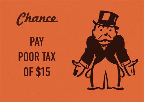 They originated with only the chance cards in the landlord's game. Chance Card Vintage Monopoly Board Game Pay Poor Tax ...