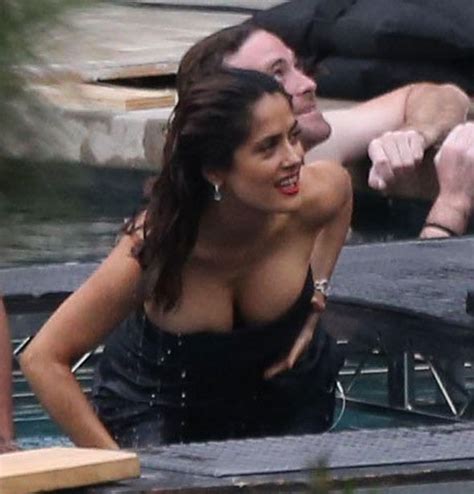 Danejones petite blonde makes love. Salma Hayek almost spills out of her dress during sexy ...