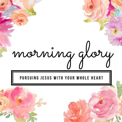 Check out best one for the morning glory quotes by various authors like john barnes along with here you will find all the famous one for the morning glory quotes. Morning Glory Blog | Glory, Morning
