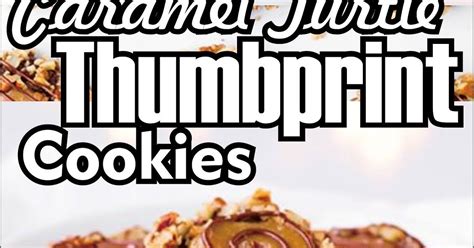 Caramel pecan turtle fudge is traditionally known as turtle fudge. Caramel Turtle Thumbprint Cookies #Chritmas #cookies - Easy Kraft Recipes