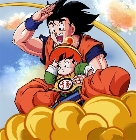 Personajes y obras pertenecientes a akira toriyama. Goku y Gohan por JMiguel | Dibujando