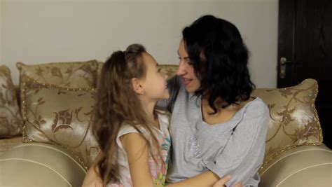 Последние твиты от realmomson 74k (@realmomson). Mother and Daughter Kissing. Love. Stock Footage Video ...