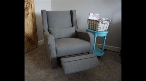 The polyester blend upholstery is filled with foam and has a spring seat construction for just the right amount of support. Westwood Design Elsa Swivel Power Glider First Impressions ...